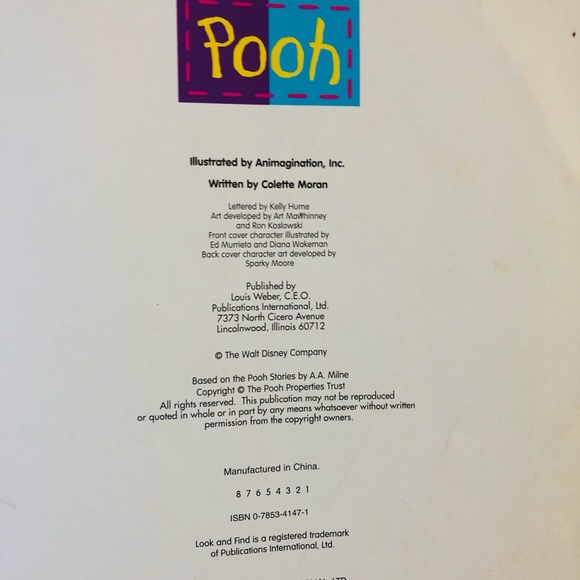 Disney's Pooh Look and Find Hardcover - Picture 6 of 15